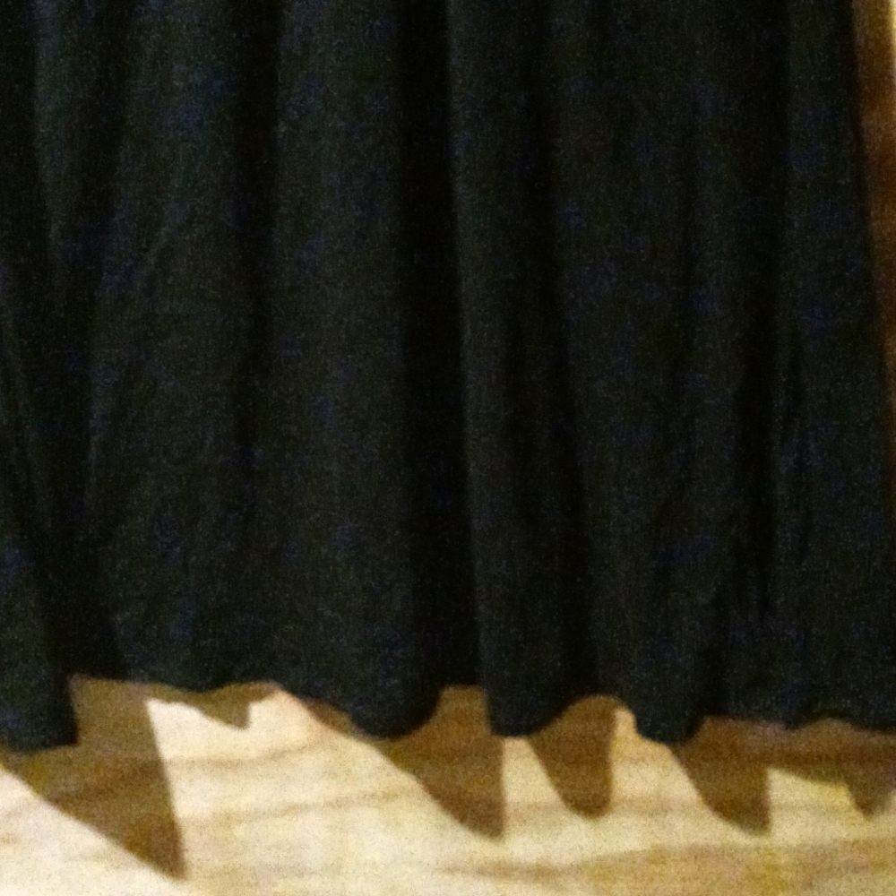 Black mini dress